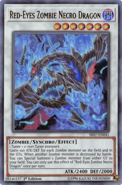 Red-Eyes Zombie Necro Dragon SR07-EN041