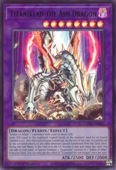 Titaniklad the Ash Dragon CH01-EN046