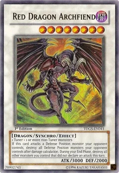 Red Dragon Archfiend Unlimited TDGS-EN041