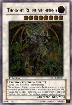 Thought Ruler Archfiend (UTR) 1st Edition TDGS-EN044