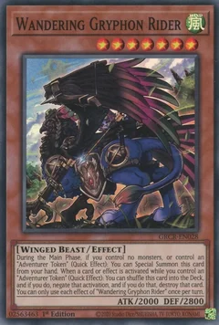 Wandering Gryphon Rider GRCR-EN028