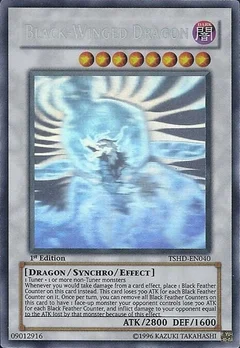 Black-Winged Dragon (Ghost Rare) Unlimited TSHD-EN040