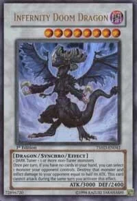 Infernity Doom Dragon 1st Edition TSHD-EN042