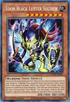 Toon Black Luster Soldier (CR) 1st Edition TOCH-EN001