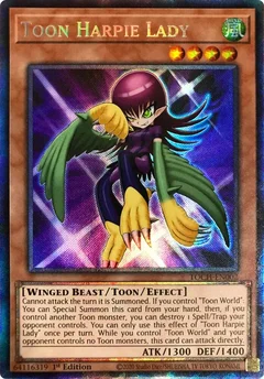 Toon Harpie Lady (CR) 1st Edition TOCH-EN002