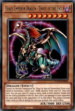 Chaos Emperor Dragon - Envoy of the End 1st Edition TOCH-EN030