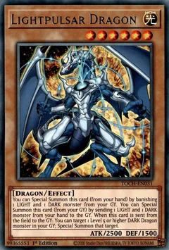 Lightpulsar Dragon 1st Edition TOCH-EN031