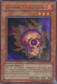 Burning Skull Head WB01-EN003